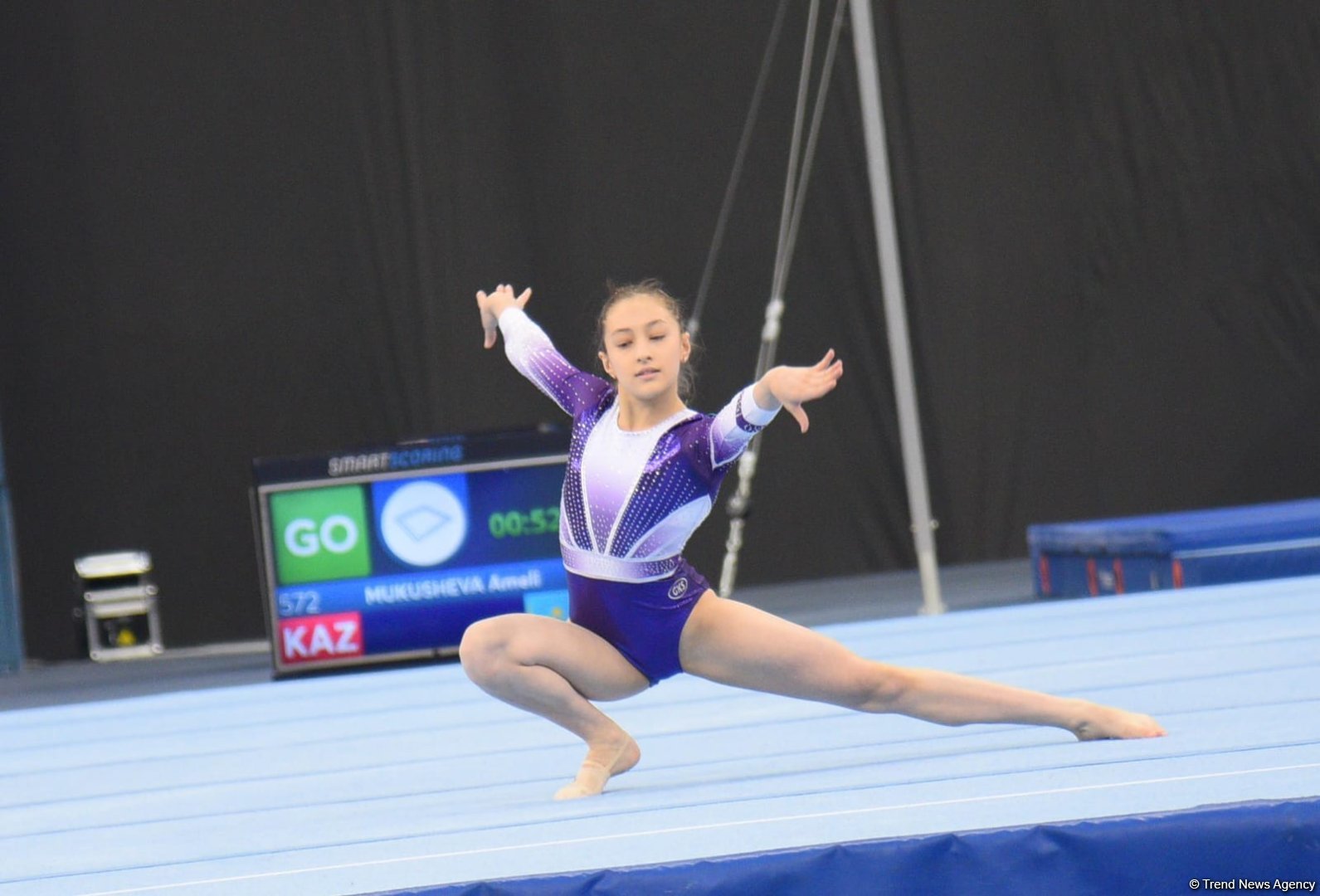 Bakıda idman gimnastikası üzrə "AGF Trophy" beynəlxalq turnir yarışlarının ikinci günü keçirilir (FOTO)