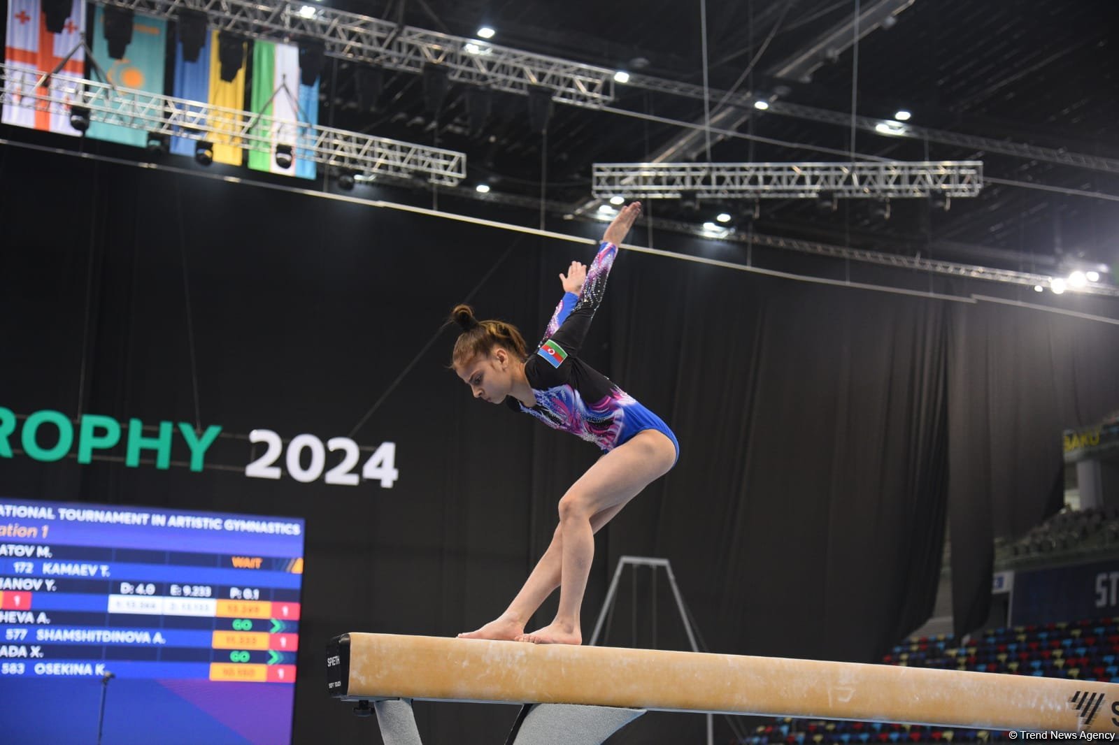 Bakıda idman gimnastikası üzrə "AGF Trophy" beynəlxalq turnir yarışlarının ikinci günü keçirilir (FOTO)