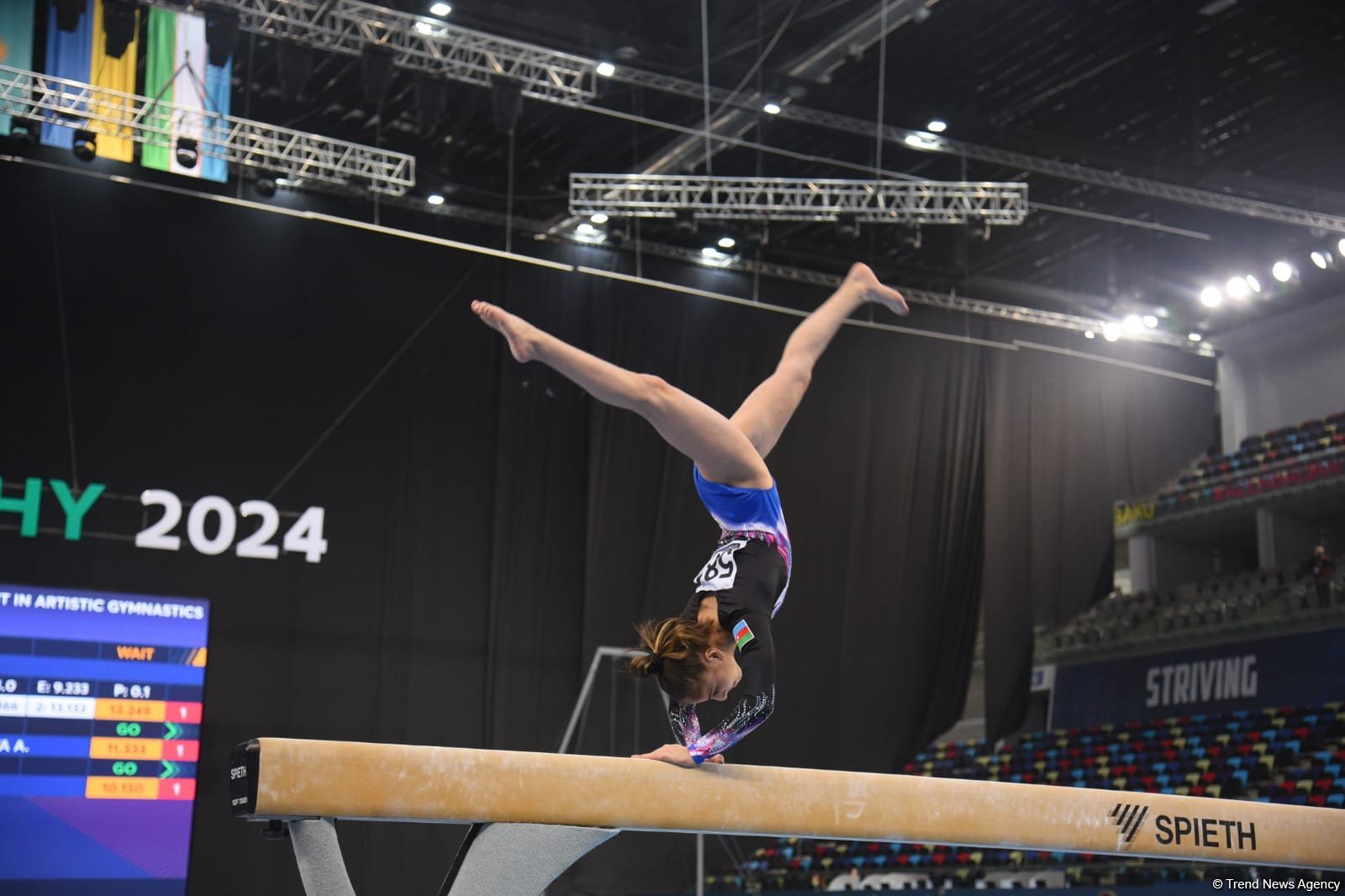 Bakıda idman gimnastikası üzrə "AGF Trophy" beynəlxalq turnir yarışlarının ikinci günü keçirilir (FOTO)
