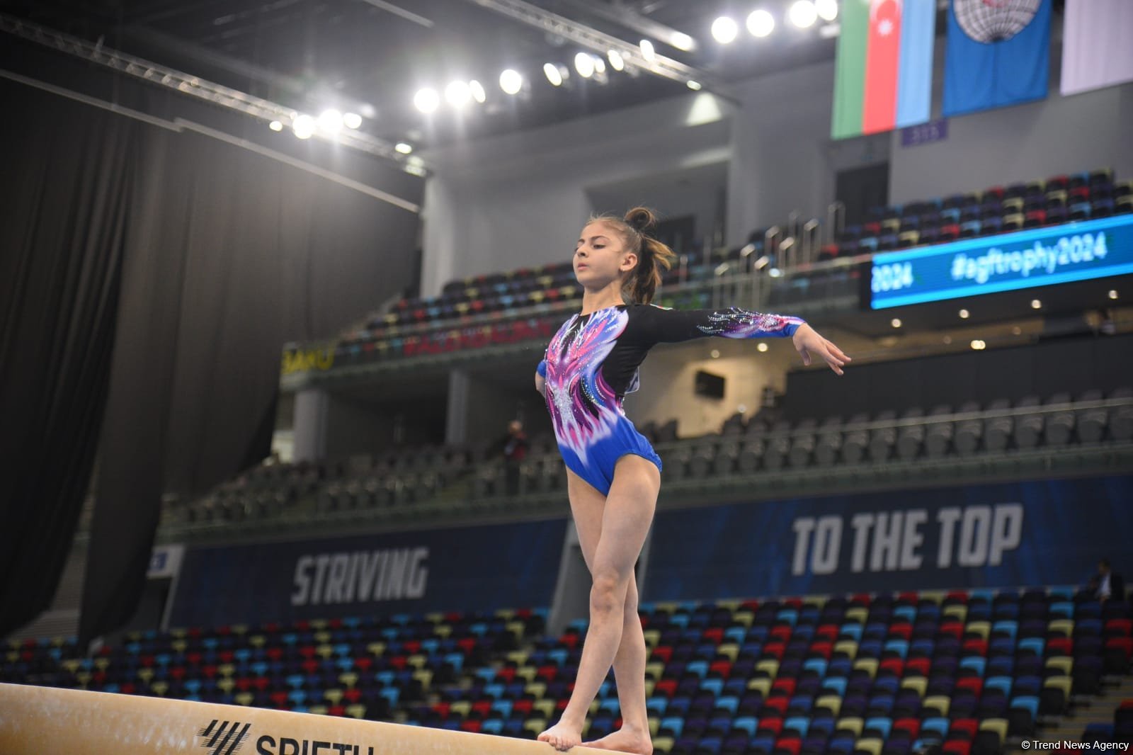 Bakıda idman gimnastikası üzrə "AGF Trophy" beynəlxalq turnir yarışlarının ikinci günü keçirilir (FOTO)