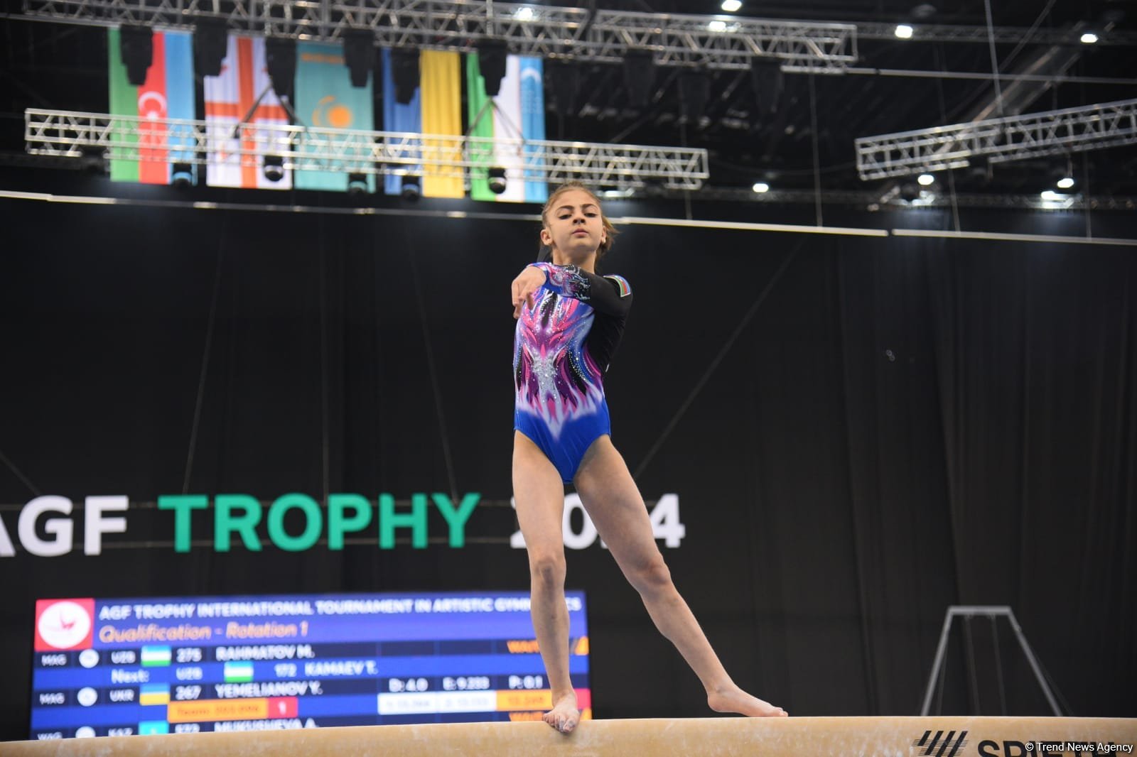 Bakıda idman gimnastikası üzrə "AGF Trophy" beynəlxalq turnir yarışlarının ikinci günü keçirilir (FOTO)