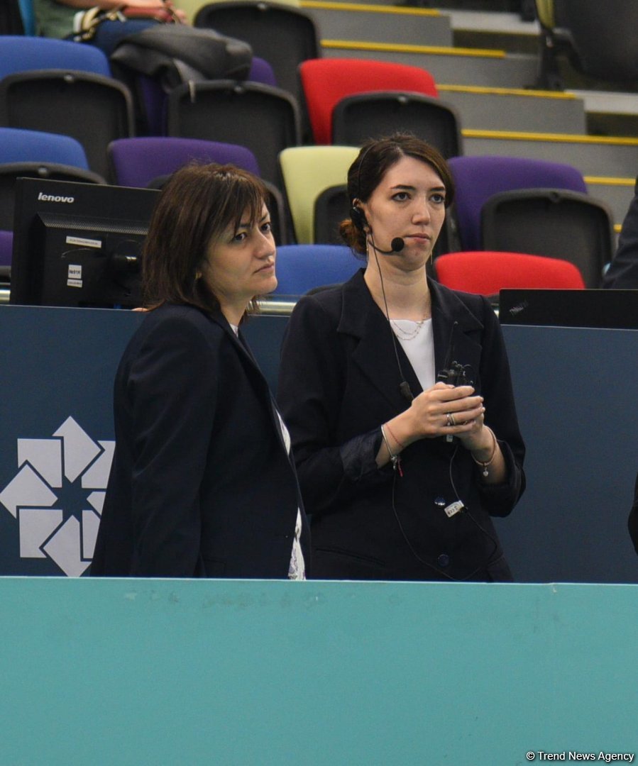 Bakıda idman gimnastikası üzrə "AGF Trophy" beynəlxalq turnir yarışlarının ikinci günü keçirilir (FOTO)