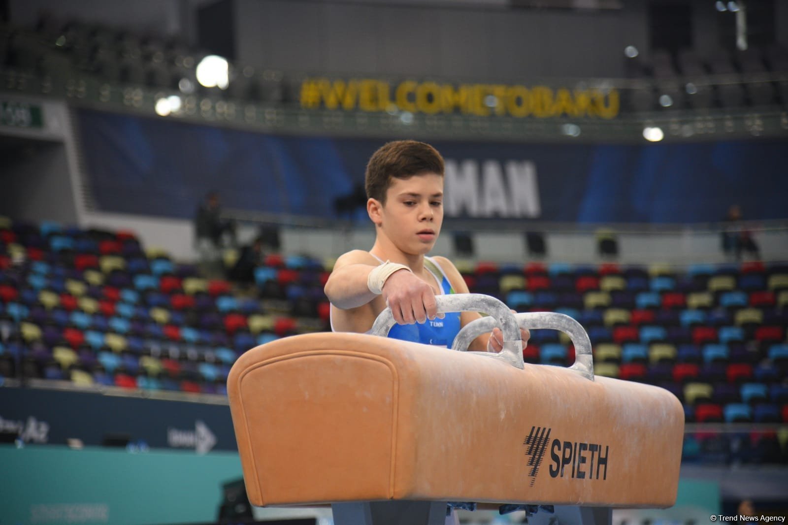 Bakıda idman gimnastikası üzrə "AGF Trophy" beynəlxalq turnir yarışlarının ikinci günü keçirilir (FOTO)