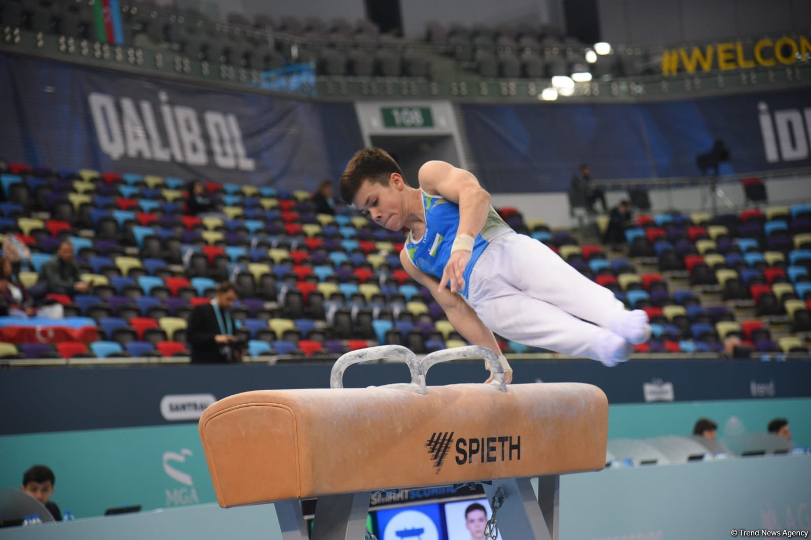 Bakıda idman gimnastikası üzrə "AGF Trophy" beynəlxalq turnir yarışlarının ikinci günü keçirilir (FOTO)