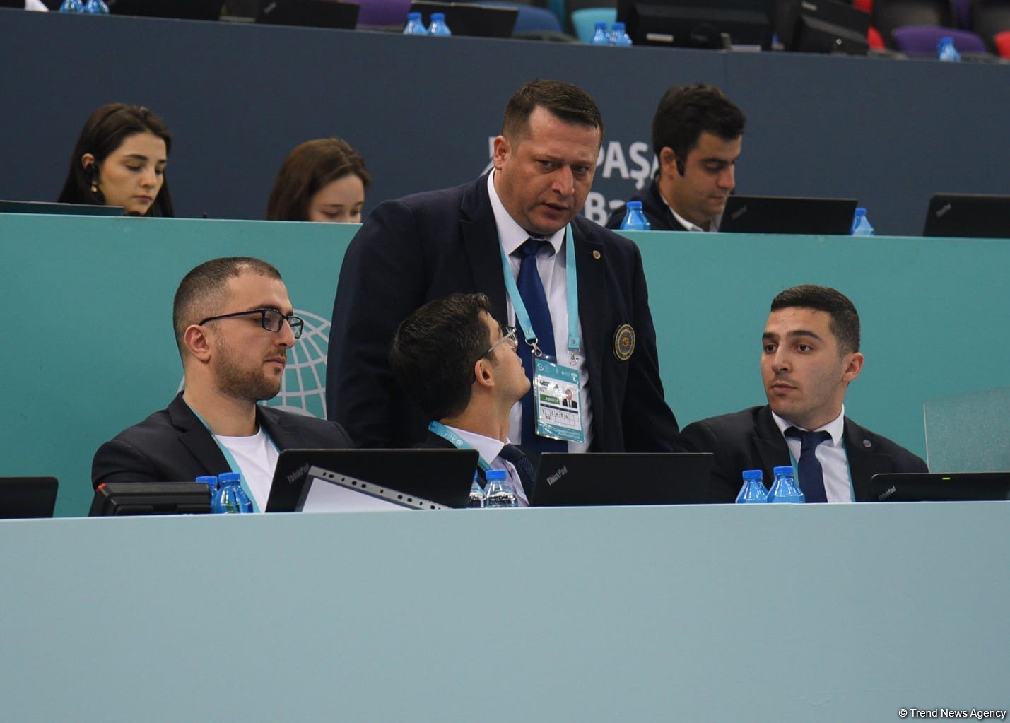 Bakıda idman gimnastikası üzrə "AGF Trophy" beynəlxalq turnir yarışlarının ikinci günü keçirilir (FOTO)