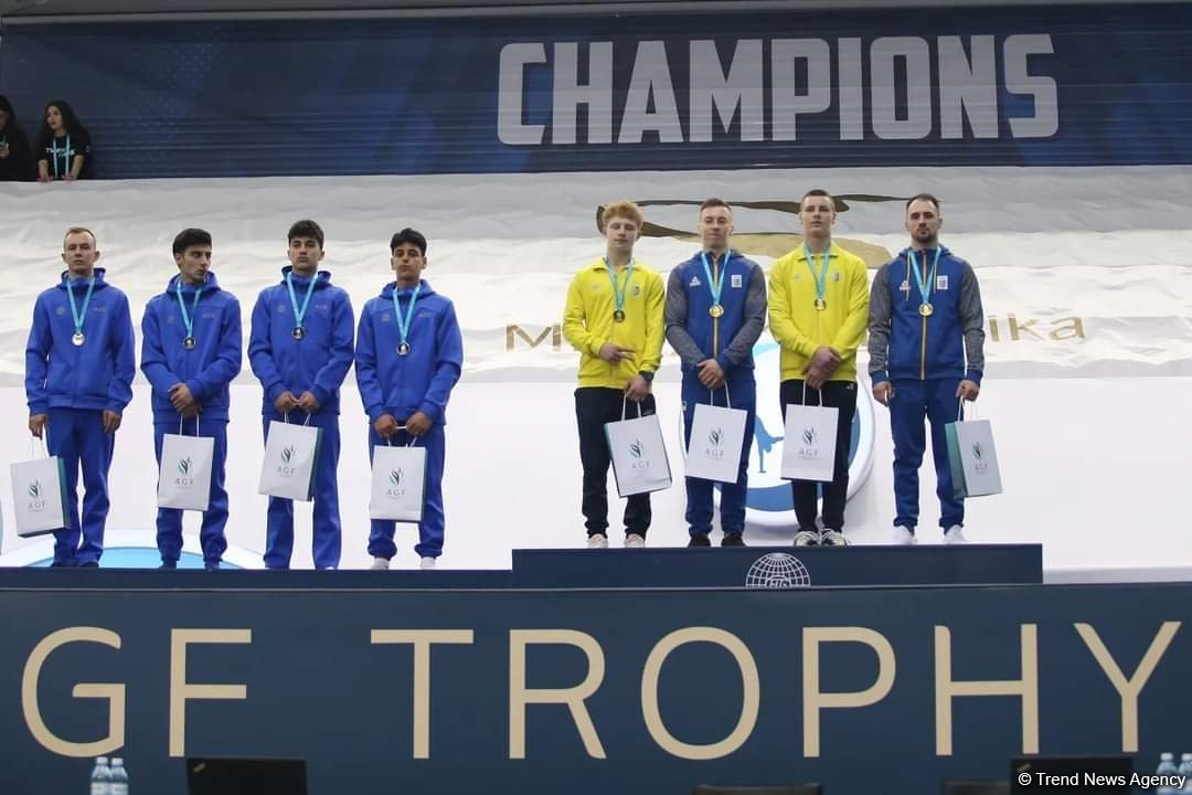 Azərbaycan gimnastı İvan Tixonov fərdi çoxnövçülükdə qızıl medal qazanıb (FOTO)