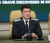 Xocalıda aşkarlanmış kütləvi məzarlıqla bağlı brifinq keçirilib (FOTO)