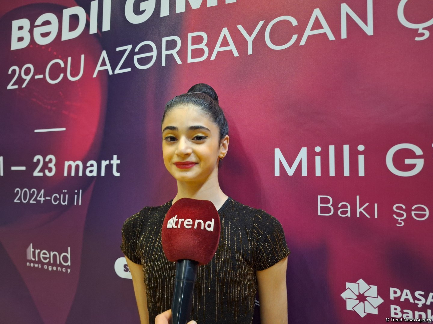 Bədii gimnastika üzrə Azərbaycan çempionatında gözəl ab-hava hökm sürür – gənc idmançı