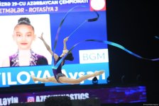 Bakıda bədii gimnastika üzrə 29-cu Azərbaycan Çempionatının yarışlarının ikinci gününə start verilib (FOTO)