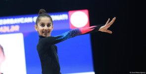 Bakıda bədii gimnastika üzrə 29-cu Azərbaycan Çempionatının yarışlarının yekun günü keçirilir (FOTO)