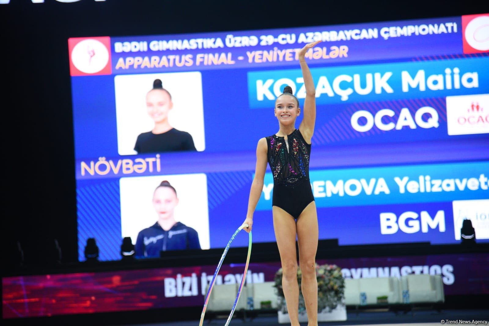 Bakıda bədii gimnastika üzrə 29-cu Azərbaycan Çempionatının yarışlarının yekun günü keçirilir (FOTO)