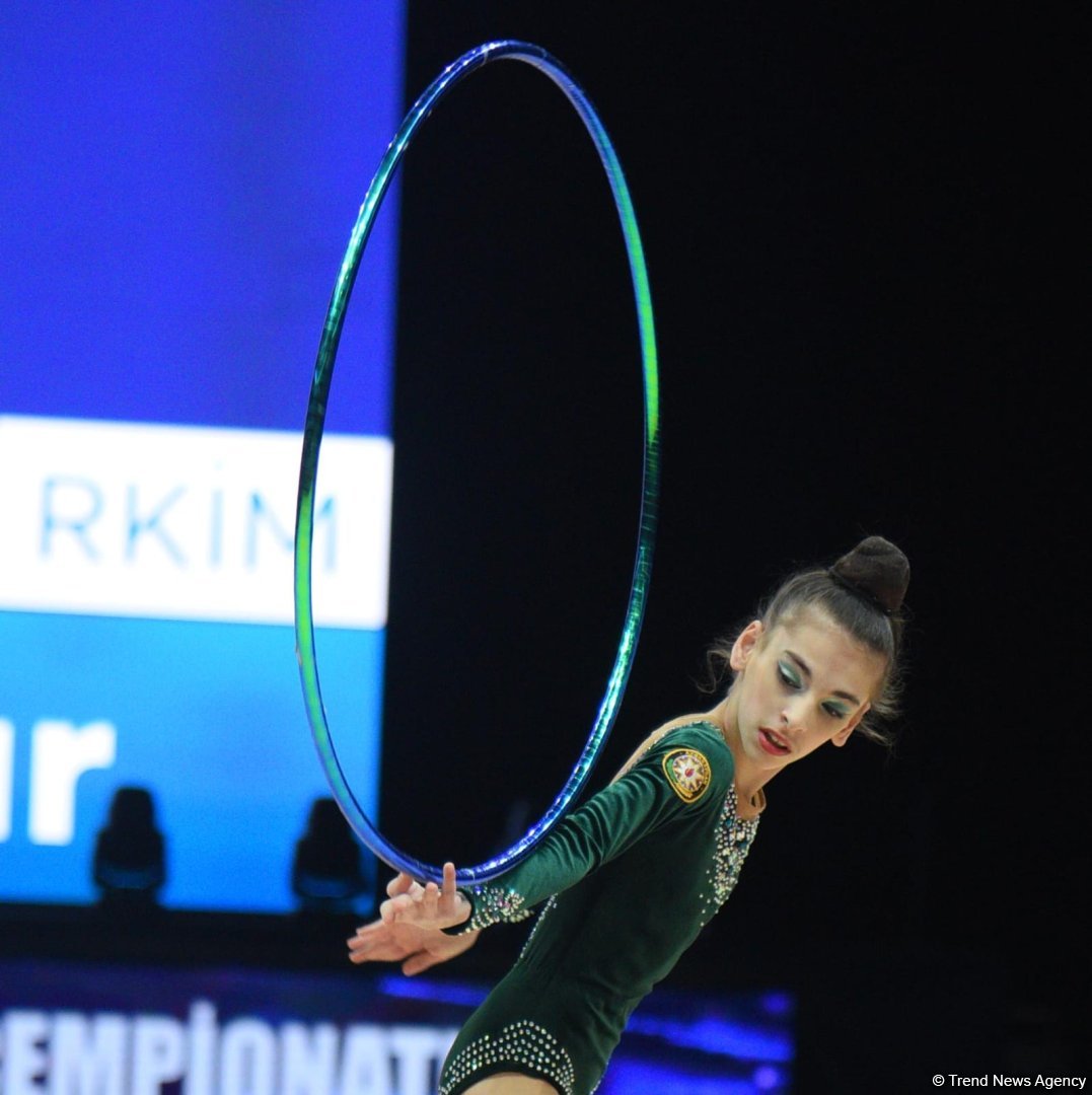 Bakıda bədii gimnastika üzrə 29-cu Azərbaycan Çempionatının yarışlarının yekun günü keçirilir (FOTO)