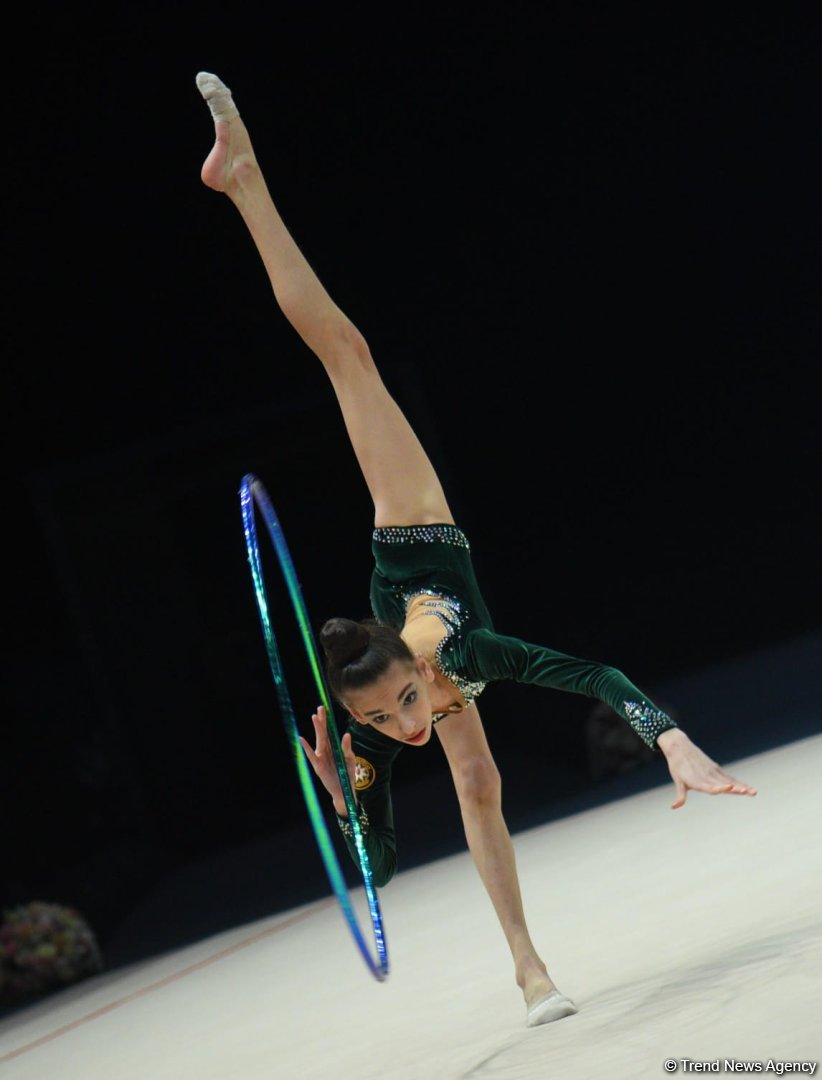 Bakıda bədii gimnastika üzrə 29-cu Azərbaycan Çempionatının yarışlarının yekun günü keçirilir (FOTO)