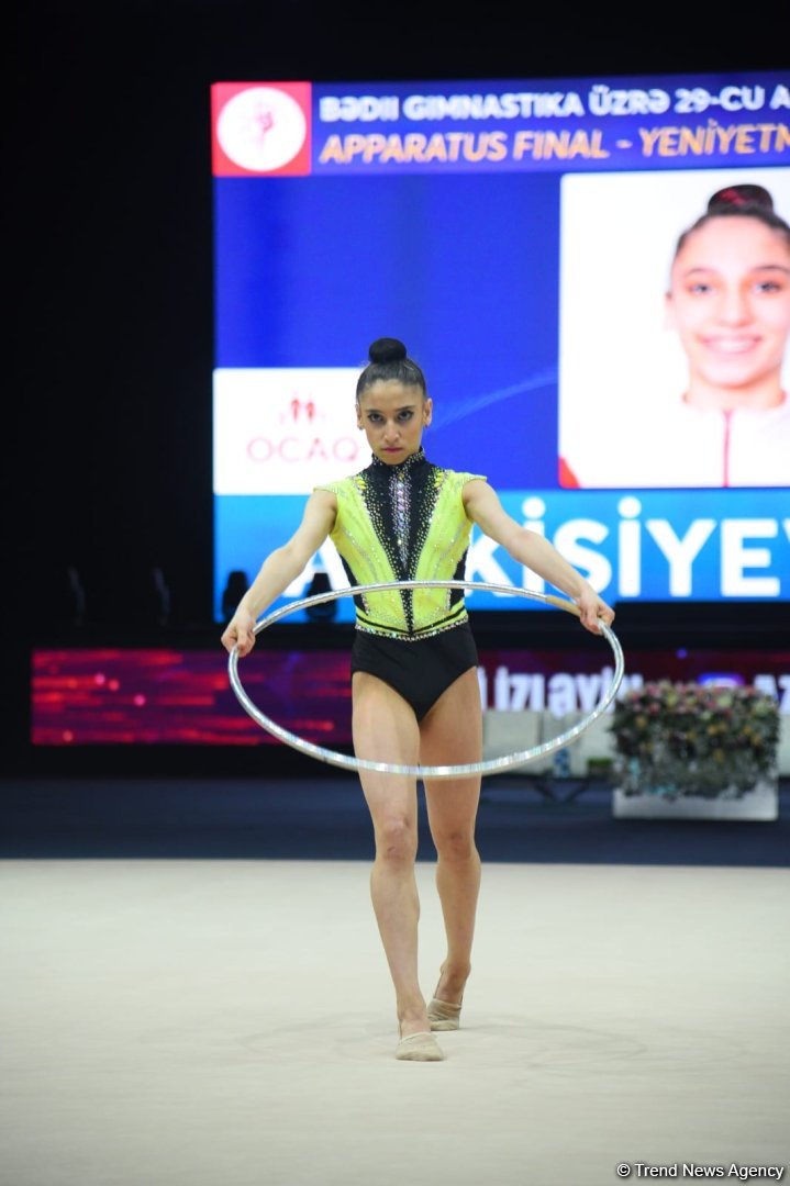 Bakıda bədii gimnastika üzrə 29-cu Azərbaycan Çempionatının yarışlarının yekun günü keçirilir (FOTO)