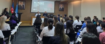 Mərkəzi Gömrük Hospitalında 31 Mart - Azərbaycanlıların Soyqırımı Gününə həsr edilmiş tədbir keçirilib (FOTO)