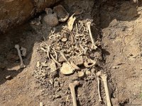 Xocalıda insan qalıqları aşkarlan yerdən GÖRÜNTÜLƏR (FOTO)