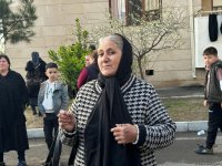 Xocalıda nəşlərinin qalıqları tapılan şəxslərlə vida mərasimi keçirilib (FOTO)