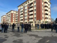 Xocalıda nəşlərinin qalıqları tapılan şəxslərlə vida mərasimi keçirilib (FOTO)