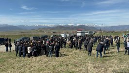 Xocalı soyqırımı qurbanlarının nəşlərinin qalıqları Xocalıda dəfn edilib (FOTO/VİDEO)