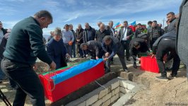 Xocalı soyqırımı qurbanlarının nəşlərinin qalıqları Xocalıda dəfn edilib (FOTO/VİDEO)