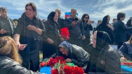 Xocalı soyqırımı qurbanlarının nəşlərinin qalıqları Xocalıda dəfn edilib (FOTO/VİDEO)