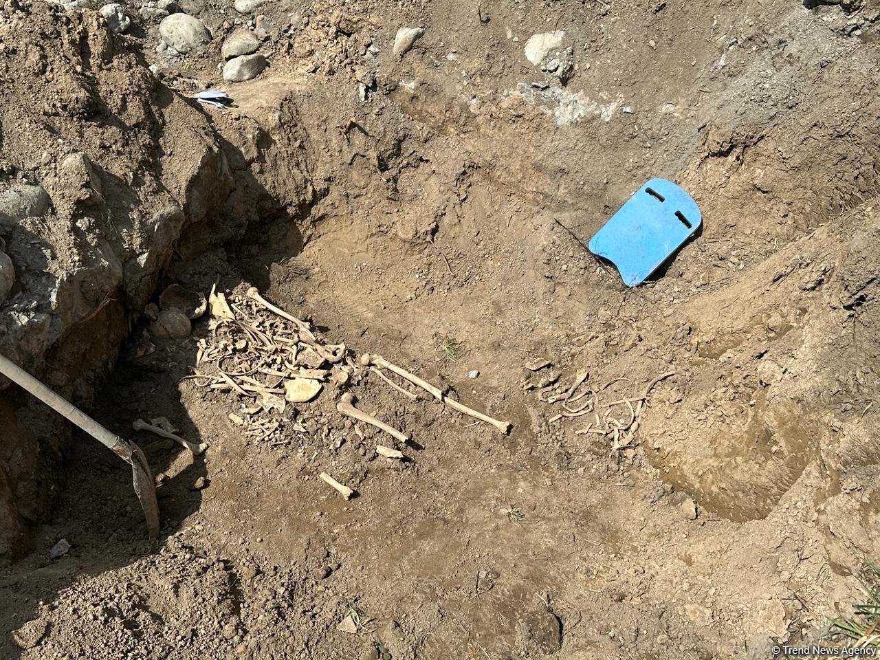 Xocalıda insan qalıqları aşkarlan yerdən GÖRÜNTÜLƏR (FOTO)