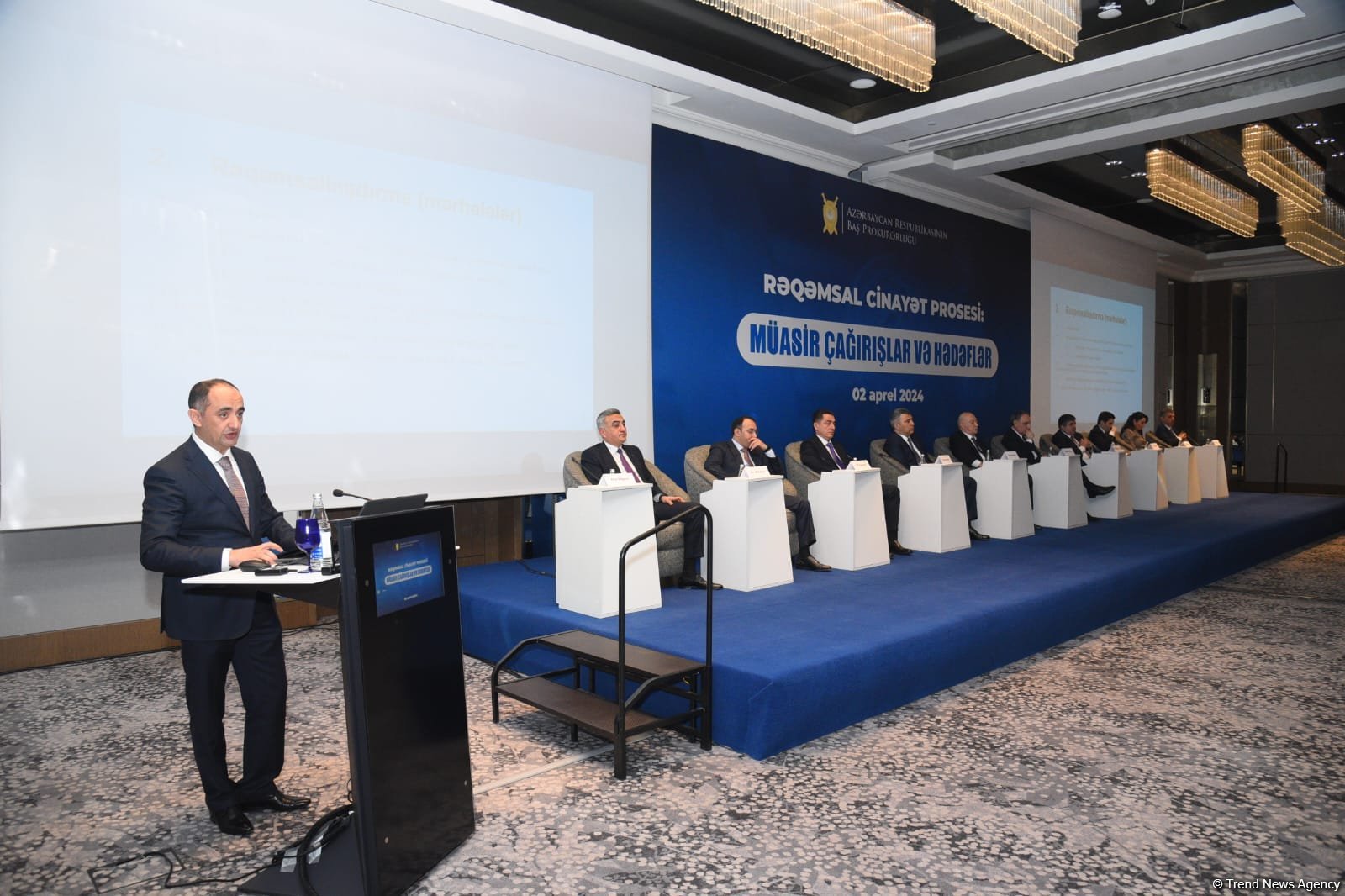 “Rəqəmsal cinayət prosesi: müasir çağırışlar və hədəflər” mövzusunda konfrans keçirilib (FOTO)