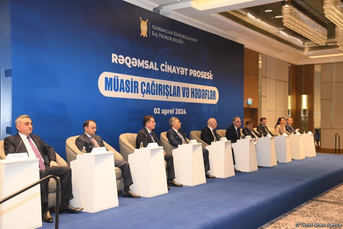 “Rəqəmsal cinayət prosesi: müasir çağırışlar və hədəflər” mövzusunda konfrans keçirilib (FOTO)