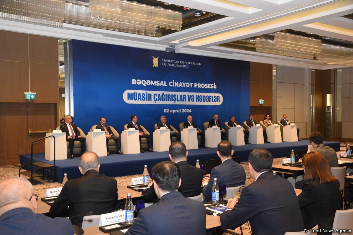 “Rəqəmsal cinayət prosesi: müasir çağırışlar və hədəflər” mövzusunda konfrans keçirilib (FOTO)