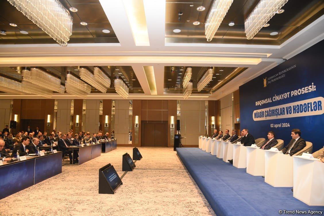 “Rəqəmsal cinayət prosesi: müasir çağırışlar və hədəflər” mövzusunda konfrans keçirilib (FOTO)