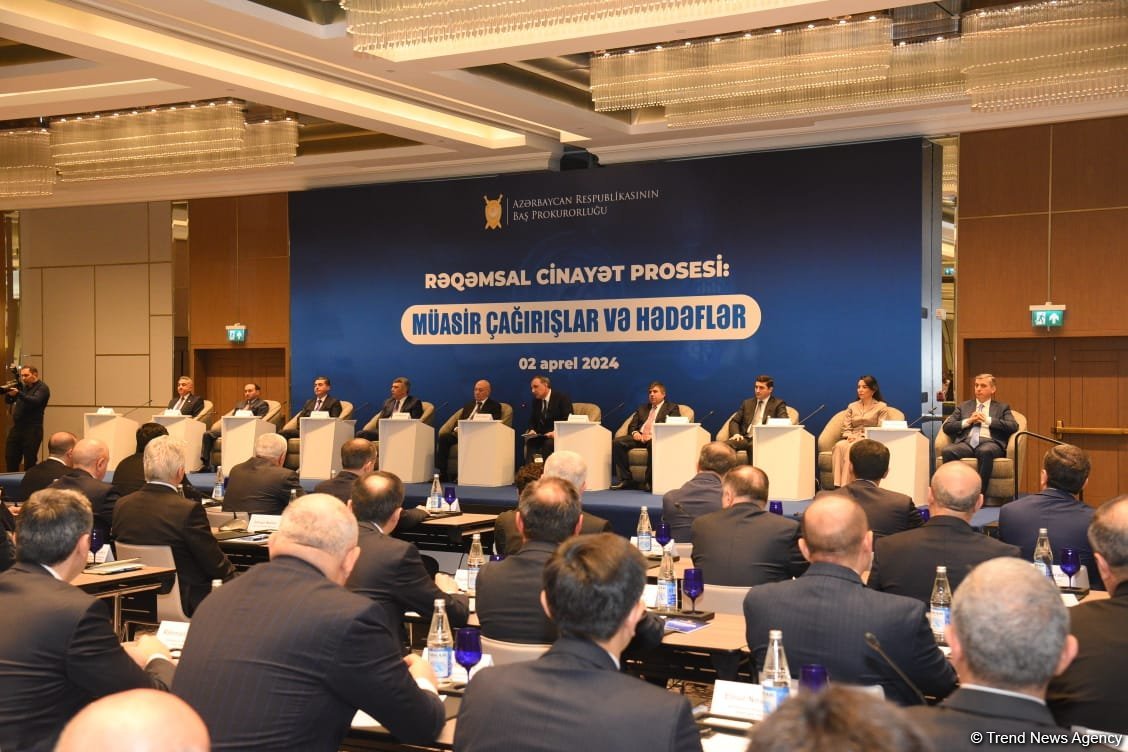“Rəqəmsal cinayət prosesi: müasir çağırışlar və hədəflər” mövzusunda konfrans keçirilib (FOTO)