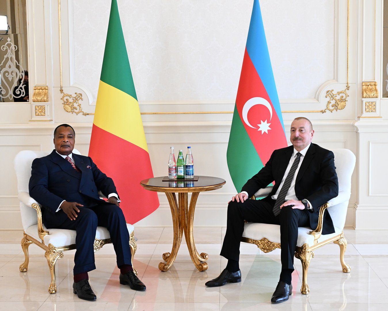 Prezident İlham Əliyevin Konqo prezidenti ilə təkbətək görüşü olub (FOTO/VİDEO)