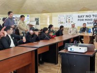 Ermənistanın mina terrorundan zərərçəkənlər və QHT-lər dünya ictimaiyyətinə müraciət ediblər (FOTO)