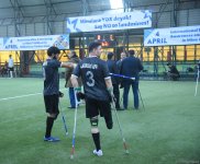 “Qarabağ” və “Neftçi” amputant futbol komandalarının oyunu keçirilib (FOTO)