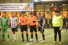 “Qarabağ” və “Neftçi” amputant futbol komandalarının oyunu keçirilib (FOTO)