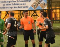 “Qarabağ” və “Neftçi” amputant futbol komandalarının oyunu keçirilib (FOTO)