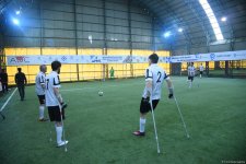 “Qarabağ” və “Neftçi” amputant futbol komandalarının oyunu keçirilib (FOTO)