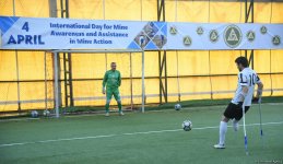 “Qarabağ” və “Neftçi” amputant futbol komandalarının oyunu keçirilib (FOTO)