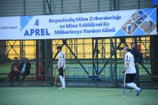 “Qarabağ” və “Neftçi” amputant futbol komandalarının oyunu keçirilib (FOTO)