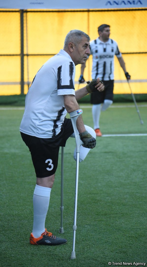 “Qarabağ” və “Neftçi” amputant futbol komandalarının oyunu keçirilib (FOTO)