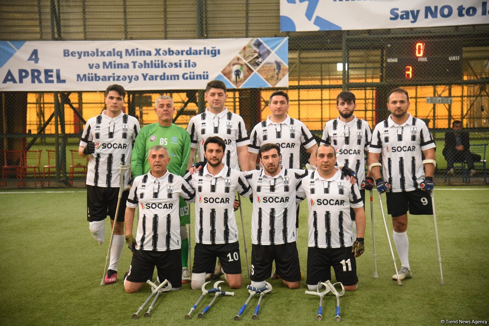“Qarabağ” və “Neftçi” amputant futbol komandalarının oyunu keçirilib (FOTO)