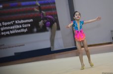 Bakıda "Ocaq Sport" klubunun bədii gimnastika üzrə açıq birincilik yarışlarının ikinci gününə start verilib (FOTO)