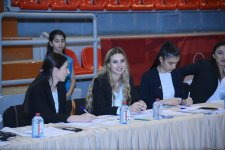 Bakıda "Ocaq Sport" klubunun bədii gimnastika üzrə açıq birincilik yarışlarının ikinci gününə start verilib (FOTO)