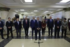 BSU-da “Heydər Əliyev - Unudulmaz lider” adlı foto-xalça sərgisinin təqdimatı baş tutub