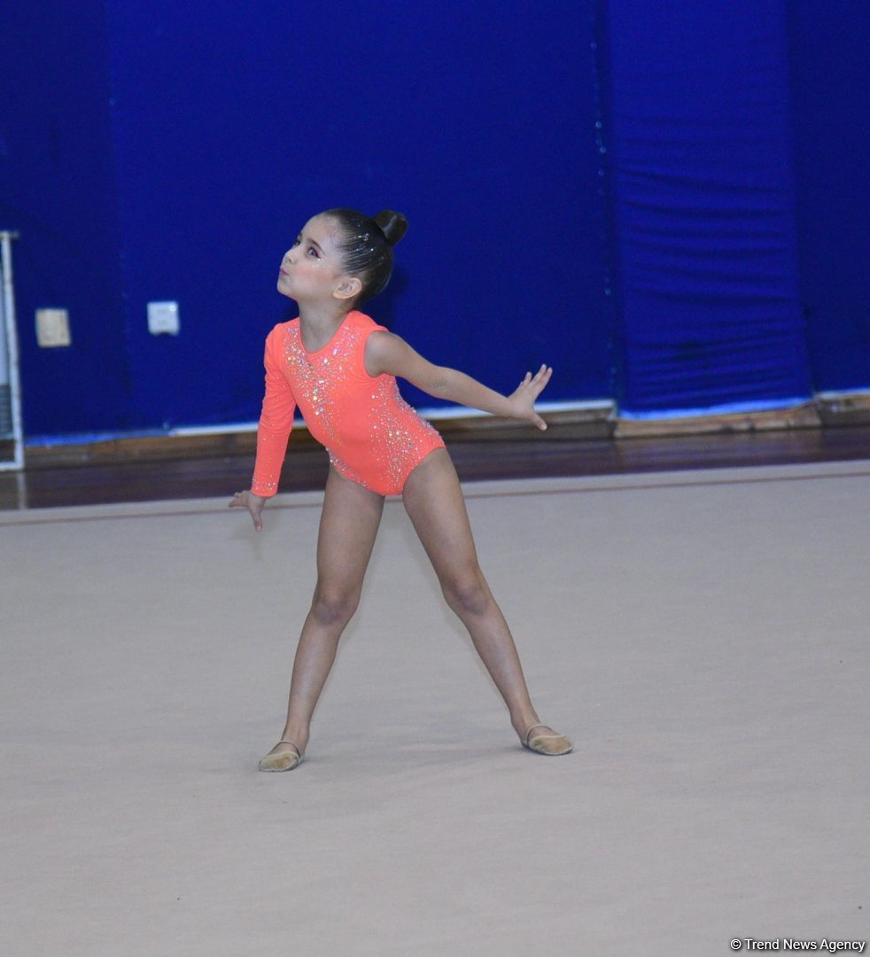 Bakıda "Ocaq Sport" klubunun bədii gimnastika üzrə açıq birincilik yarışlarının ikinci gününə start verilib (FOTO)