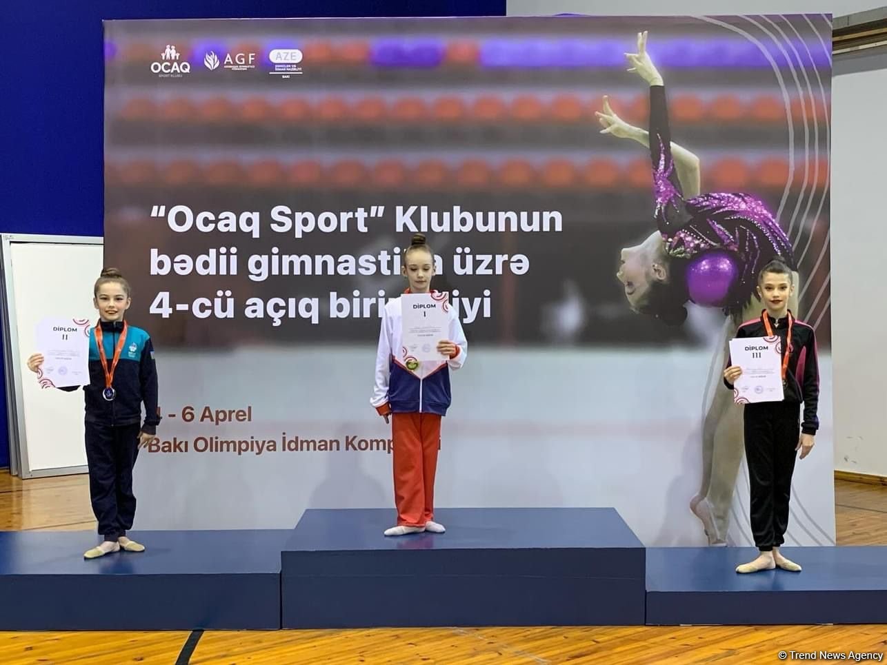 "Ocaq Sport" klubunun bədii gimnastika üzrə açıq birinciliyinin yekun günündə ilk mükafatlar (FOTO)