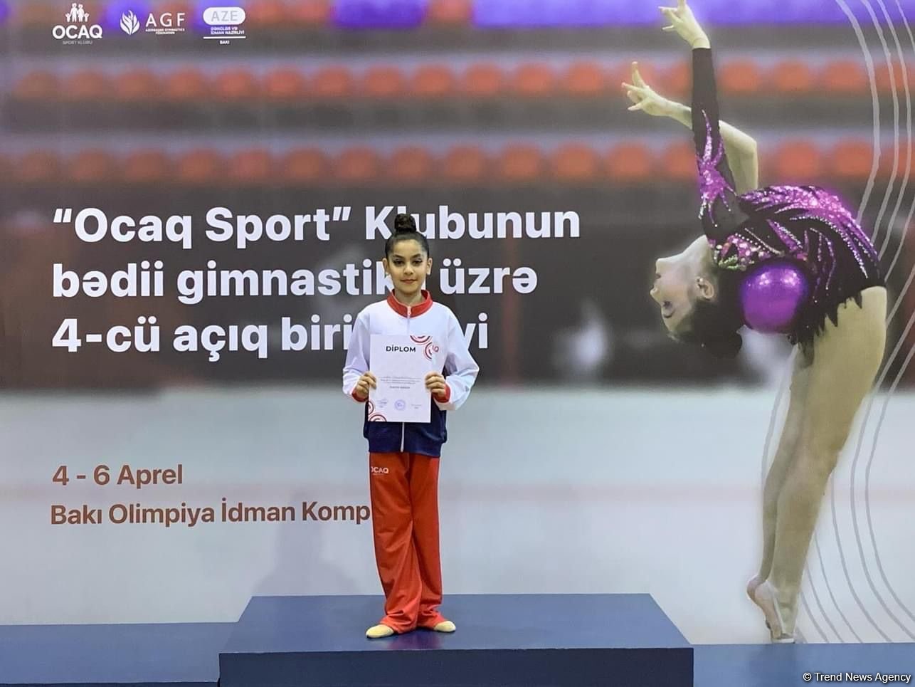 "Ocaq Sport" klubunun bədii gimnastika üzrə açıq birinciliyinin yekun günündə ilk mükafatlar (FOTO)