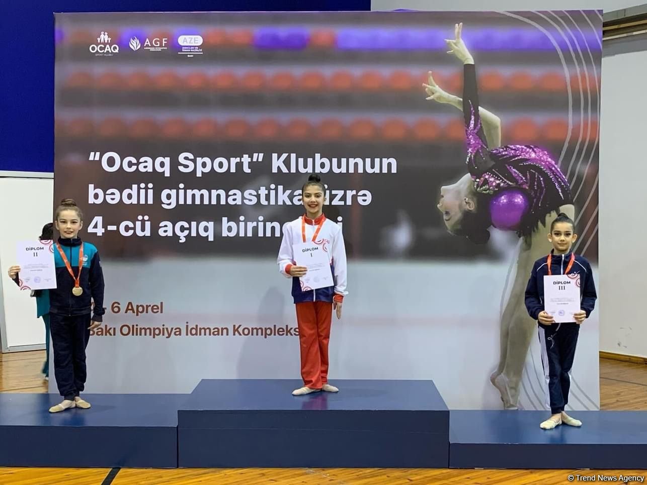 "Ocaq Sport" klubunun bədii gimnastika üzrə açıq birinciliyinin yekun günündə ilk mükafatlar (FOTO)