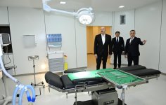 Prezident İlham Əliyev Qəbələ Rayon Mərkəzi Xəstəxanasının açılışında iştirak edib (FOTO) (YENİLƏNİB)