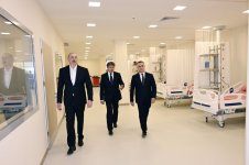 Prezident İlham Əliyev Qəbələ Rayon Mərkəzi Xəstəxanasının açılışında iştirak edib (FOTO) (YENİLƏNİB)